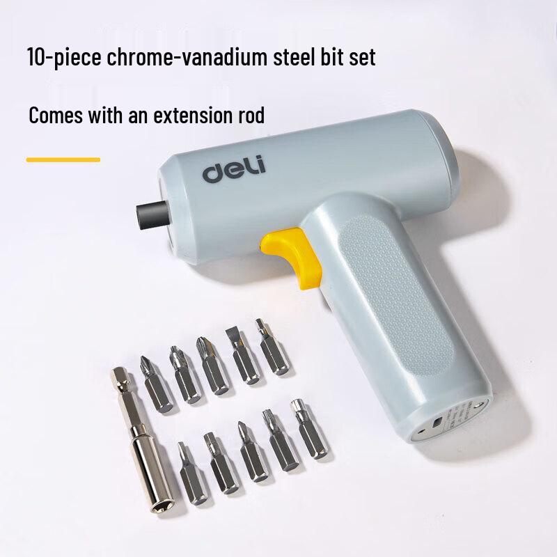 Deli 3.6V Cordless Electric Screwdriver Drill CN Plug (adapter Included)
