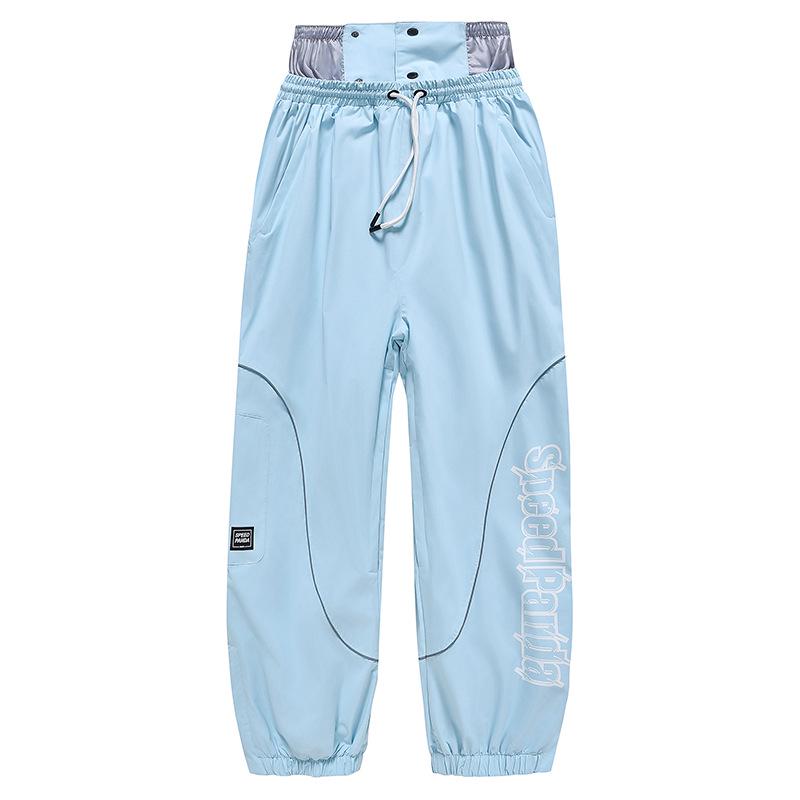 

Унисекс водонепроницаемые ветрозащитные горнолыжные штаны - готовы к зиме, теплые и утолщенные для сноубординга Extra Large