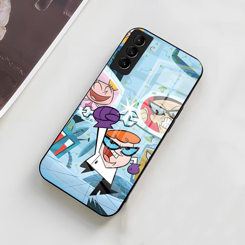 Cartoon D-Dexters L-Laboratory Phone Case For Samsung A56 A36 A26 A16 A15 A25 A35 A55 A14 A34 A24 A54 Glass Case