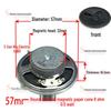 57mm Iron Shell 5W 8 Ohm Loud Magnet Speaker with Full Paper Cone for Radio Broadcast