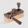 Coffee Tamper Holder Espresso Tamping Station Coffee Tools Rack Coffee Accessories Wood Materoal Gift for Coffee Lover