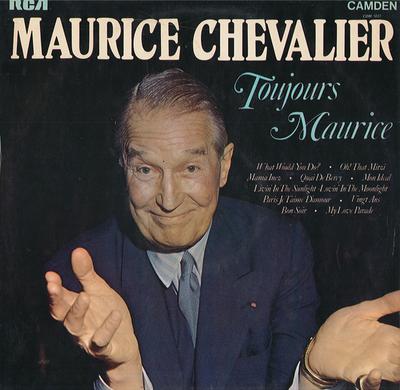 LP Record MAURICE CHEVALIER - Toujours  Maurice CDM1007 RCA Camden 1960 UK Jazz Used