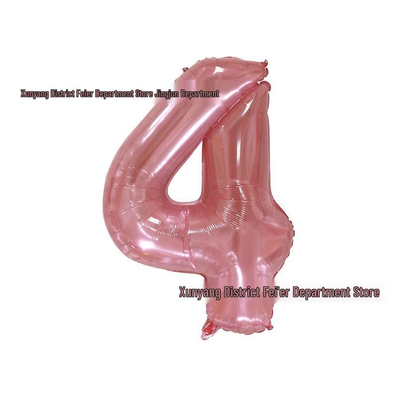 

32 Crystal Digital Aluminum Foil Balloon for Children s First Birthday Party & Outdoor Photo Props.