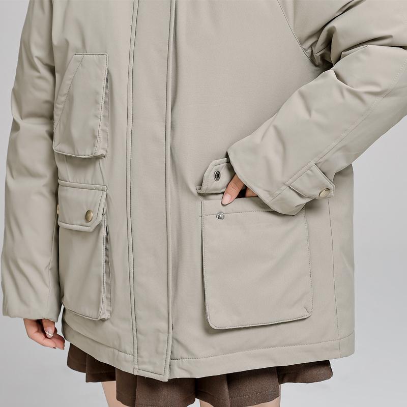 Fashion Winter Coats for Women Plus Size Short Parkas Elegant Loose Thick Warm Outerwears Lady Jackets High Quality