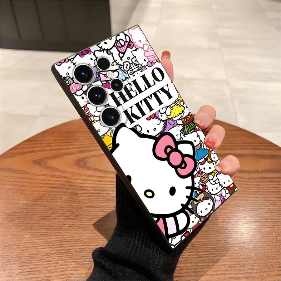 Cartoon Hello K-Kittys Case for Samsung Galaxy S26 S25 S21 FE S20 Ultra S24 Plus Note 20 8 9 10 S10 S9 S23 Funda Phone Cover