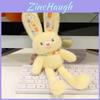 Pull Ears Bunny Plush Doll With Keyring For Kid Room Decor Gift