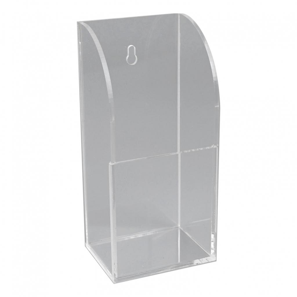 Remote Storage Box Bracket Acrylic Clear Holder Case