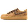 Air Force 1 Nightfall Record Abrasion Resistant Low Top Skateboard Shoes Men's Yellow Brown CJ9179-200(Team666-)