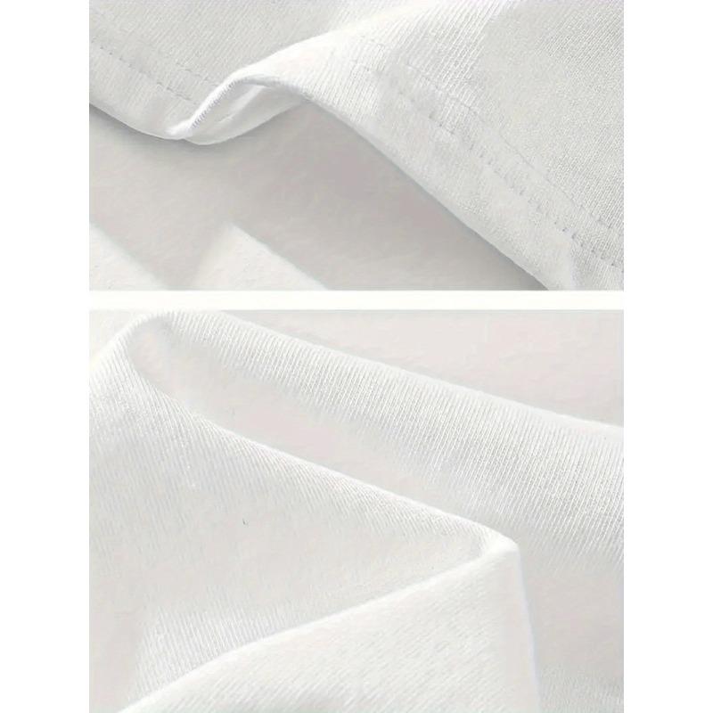 Men's Chef's Print T-Shirt - Chef's Hat & Utensils, Casual Round Neck Short Sleeve Tee , Summer Machine-Washable Apparel