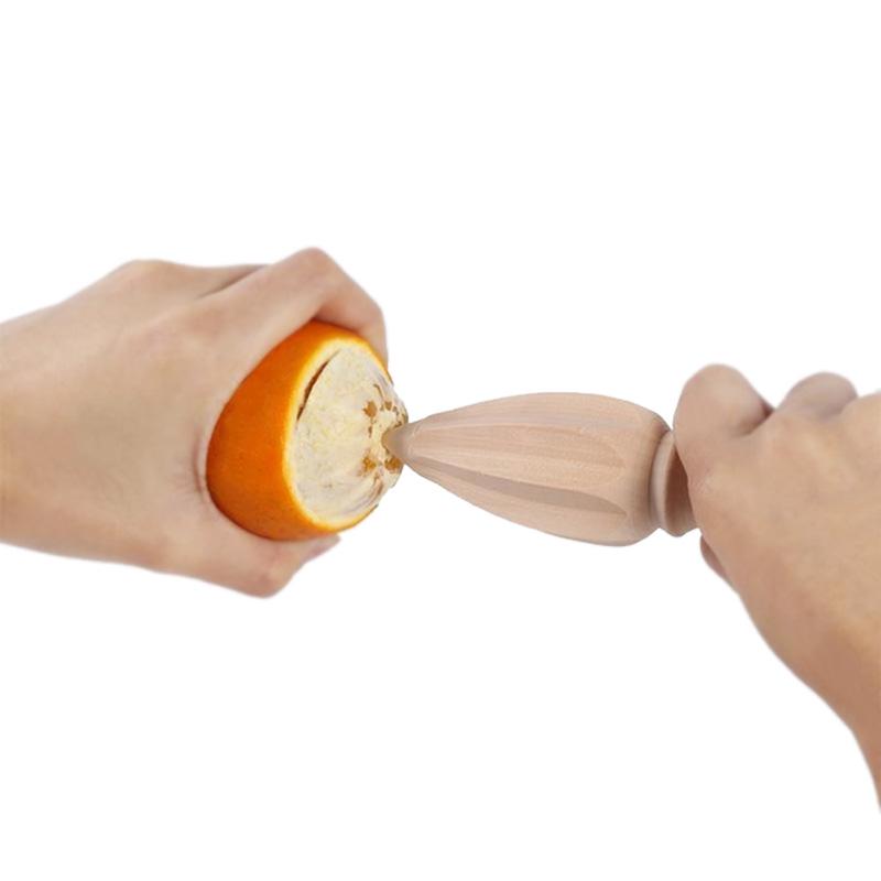 Wooden Lemon Squeezer Hand Press Juicer Fruit Orange Citrus Extractor Reamers