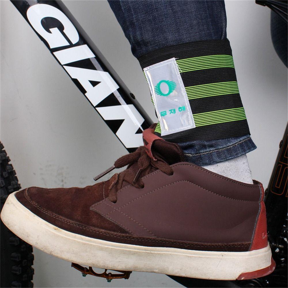 Wrist Band Bicycle Ankle Leg Strap Reflective Bike Pant Bands  Mountain Road Bike