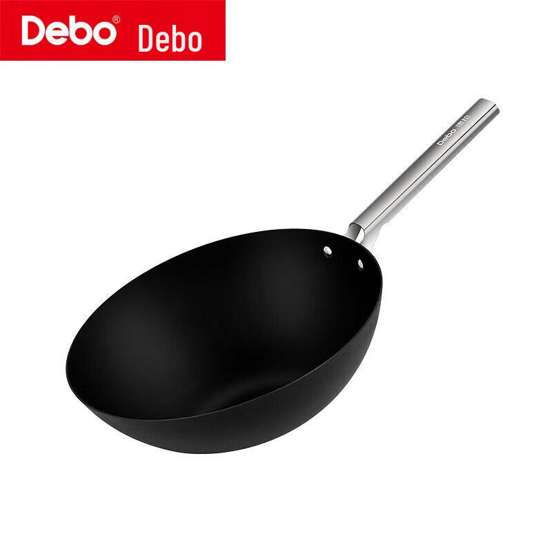 Debo Titanium Non-Stick Cast Iron Wok