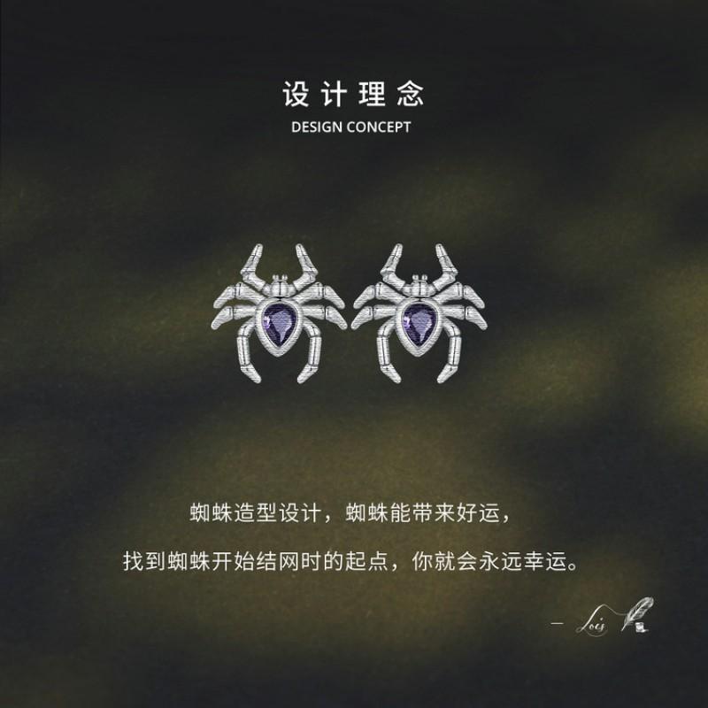 Halloween Pumpkin Skull Earrings Gothic Style Studs Men Women
