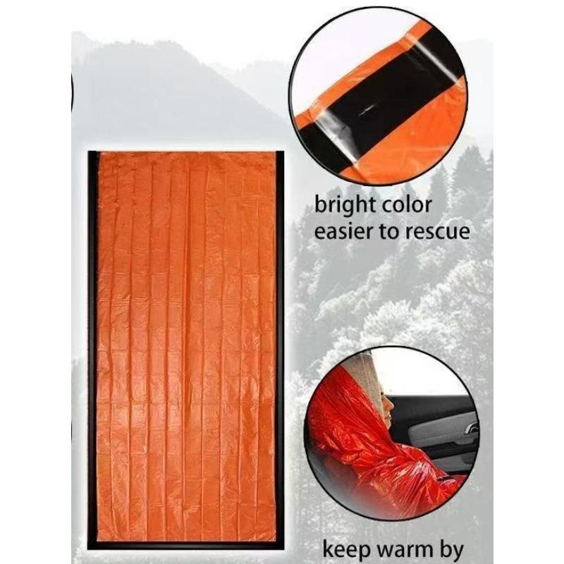 Emergency Insulated Sleeping Bag, Single Person Extended Camping Survival First Aid Blanket, Waterproof And Windproof Outdoor Portable Equipment