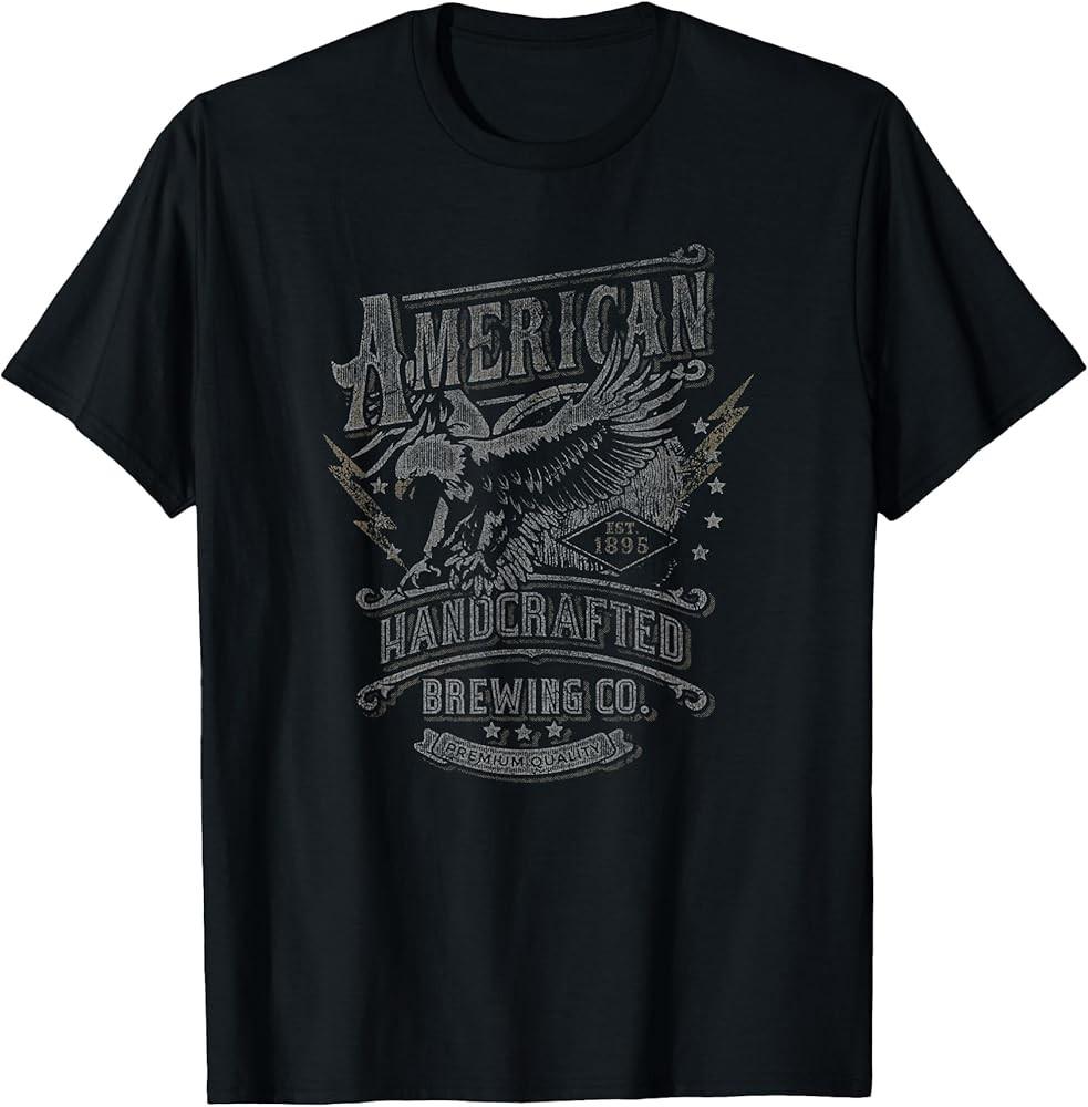 Trendy American Handcrafted Brewing Co. Poster TShirt Unisex T-Shirt S