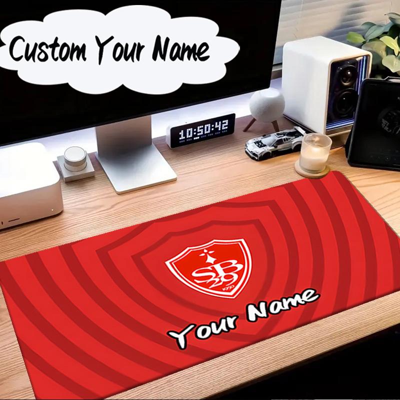 Custom Name Mouse Pad Sb29 Badge Emblem Mouse Pad Desk Mat, Non-Slip Rubber Backer Pad For Computer Notebook Gaming Mouse Pad Birthday Gift