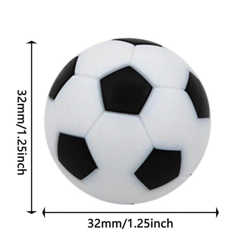 Table Football 6 Pieces Table Football Balls 32mm Mini Soccer Balls Replacement For Foosball Table Game Accessory