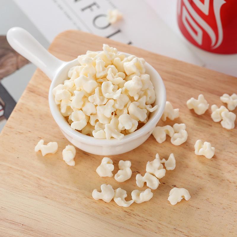 PVC Simulation Parts Realistic Popcorn Slime Crystal Mud Filling DIY Edible Toy Decoration Accessories  100g/lot