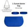 EverToner Multi-Pocket Organizer for L-Sunset Denim Bag Storage The Liner Bag Felt Purse Insert Handbag Liner Bag