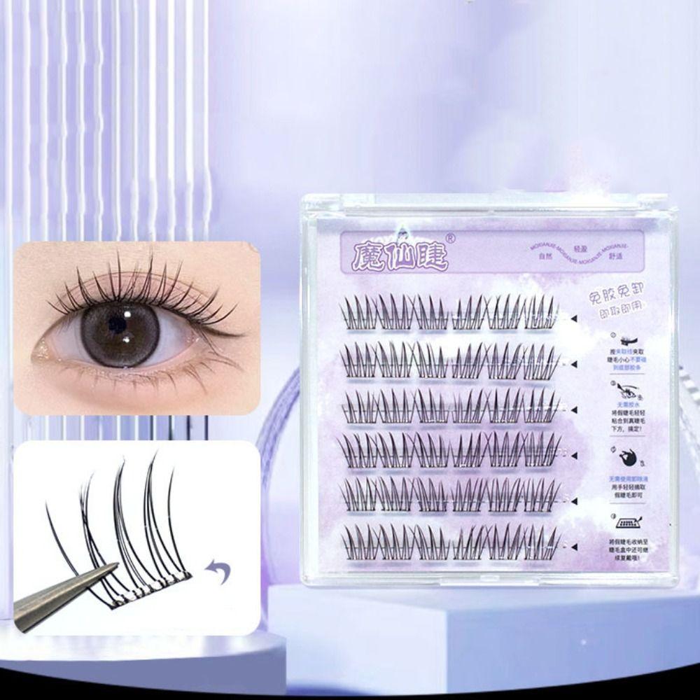 DIY Adhesive False Eyelashes Sweet False Eyelash Clusters  Grafting Lashes