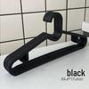 10-Pack Black & White Non-slip Hangers - Markless Clothes Hangers for Hotels, Dorms & Homes