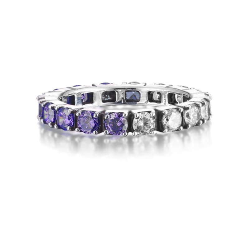 Anonymous Artisan Star Candy Half Ring- Purple