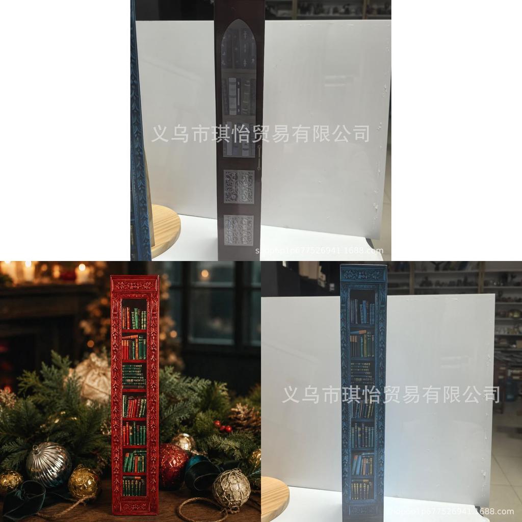 Modern Minimalist Geometric Paper Book Ornament For Christmas Gift Decor