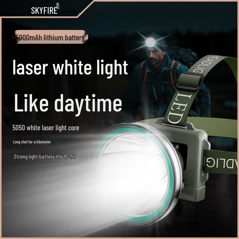Skyfire High-Power Rechargeable LED Headlamp