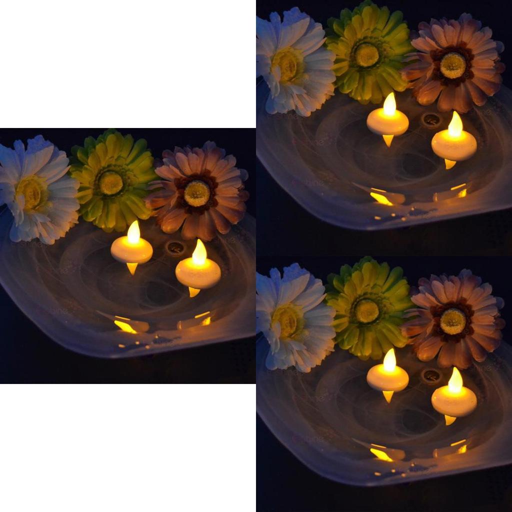 Waterproof Led Candle Light For Romantic Decor With Floating Water Effect For Home Use