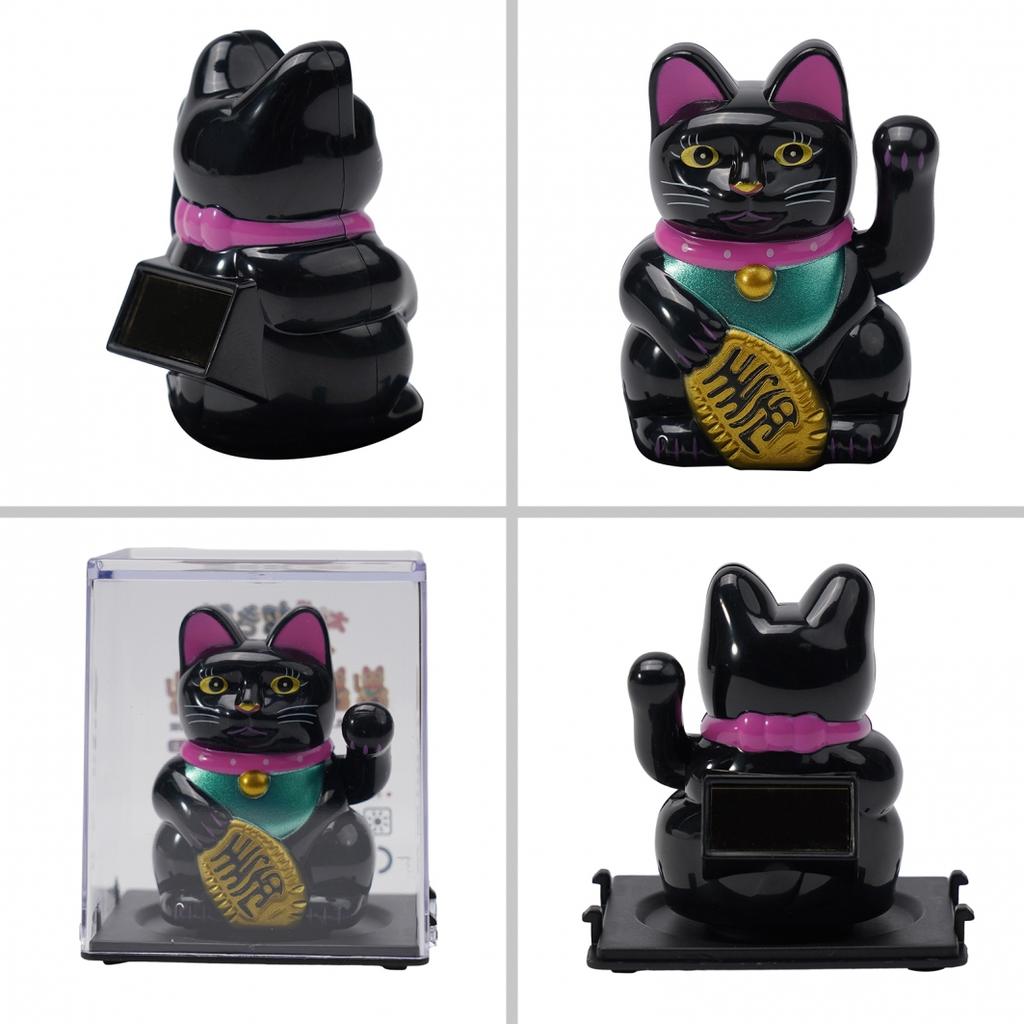 Lucky Cat Ornament Vehicle Accessories Automatic Waving Cartoon