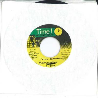 7-Zoll Schallplatte BARRINGTON LEVY - Two Sounds NONE TIME 1 INTERNAT Jamaika Reggae, Ska & Dub Gebraucht