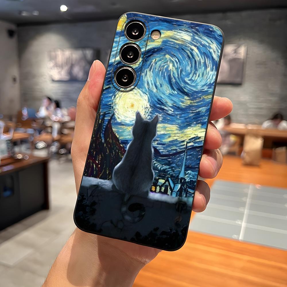 

Oil Painting Phone Case For Samsung S26 S24 Ultra S25 S23 Fe S22 S20 S21 Plus A16 A54 A34 A53 Back Cover Samsung s22plus