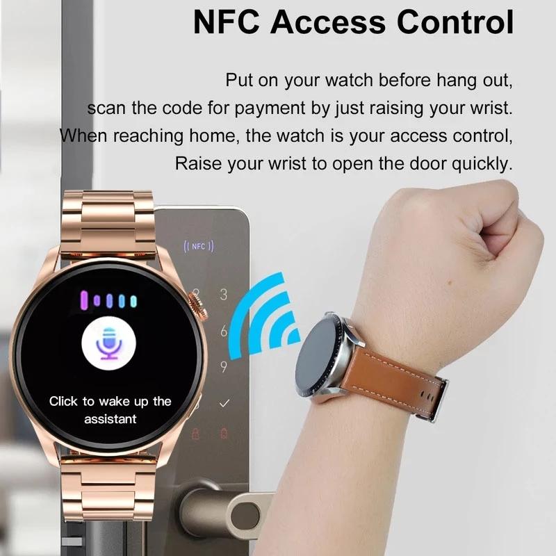 Nfc Smart Hodinky Ženy Bluetooth Hovor Gps Sledovanie Pohybu Hodiny Srdcová Frekvencia Ekg Krvný Tlak Muži Smartwatch Pre Android Ios