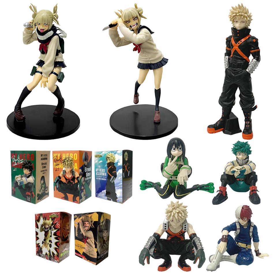 In Stock  My Hero Academia Midoriya Izuku/Bakugou Katsuki/Todoroki So Figure Anime Model Dolls Toy Gift