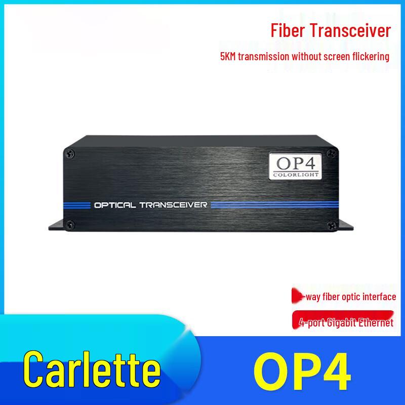

Calette OP4 Gigabit Single-Mode Dual-Fiber Optic Converter for LED Displays (CN version)