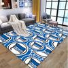 Hertha BSC Pattern Rug, Indoor/Outdoor Mat, for Picnic, Gameroom, Bedroom, Office, Living Room, Home Decor Carpet, Birthday Gift