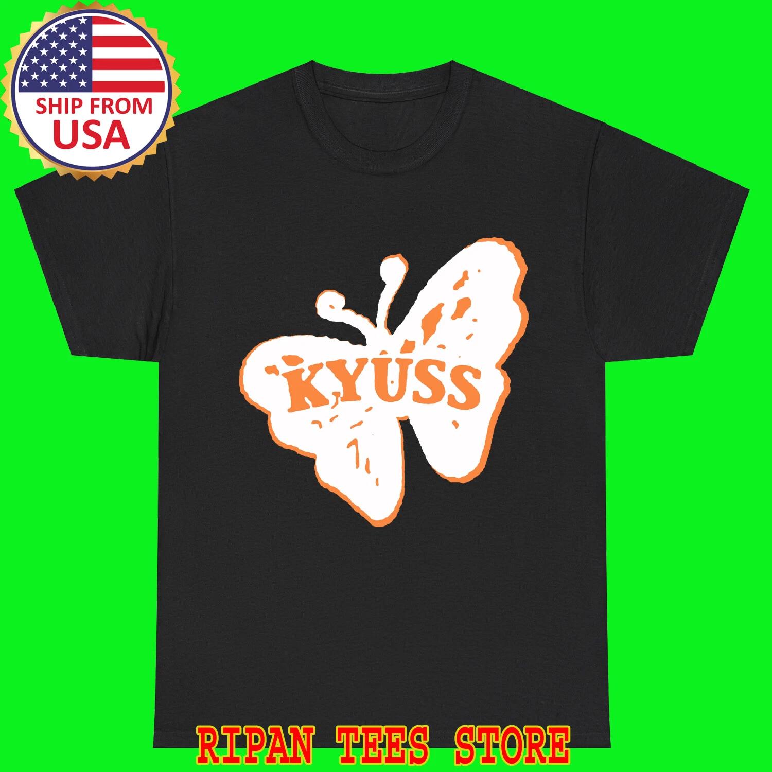 Kyuss Butterfly Black T-Shirt Tee Top Unisex XL