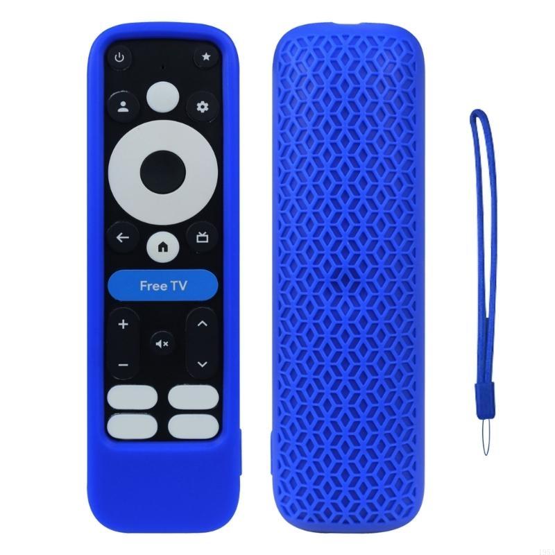 Protective Cover Skin Friendly Case for 2025 onn TV 4K Remote Control Case Skin Sleeve with Lanyard Shockproof