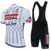 Soudal Quick Step Cycling Jersey Set 2025 Men NEW Summer Cycling Clothing MTB Road Shirt Bicycle Bib Shorts Maillot Ciclismo
