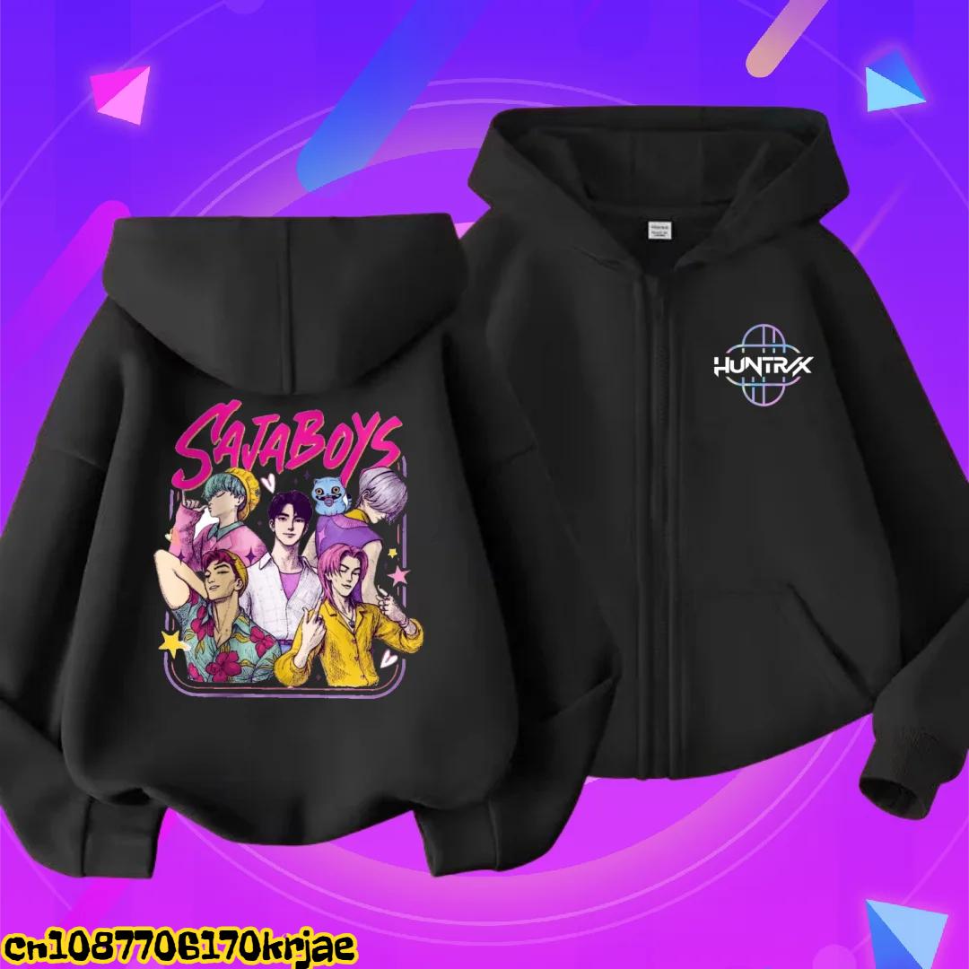 

2005 Y2k Толстовки на молнии Kpop Охотники на демонов Худи Пальто Детская одежда Детская для девочки мальчика Толстовка на молнии с капюшоном Детский повседневный топ 150