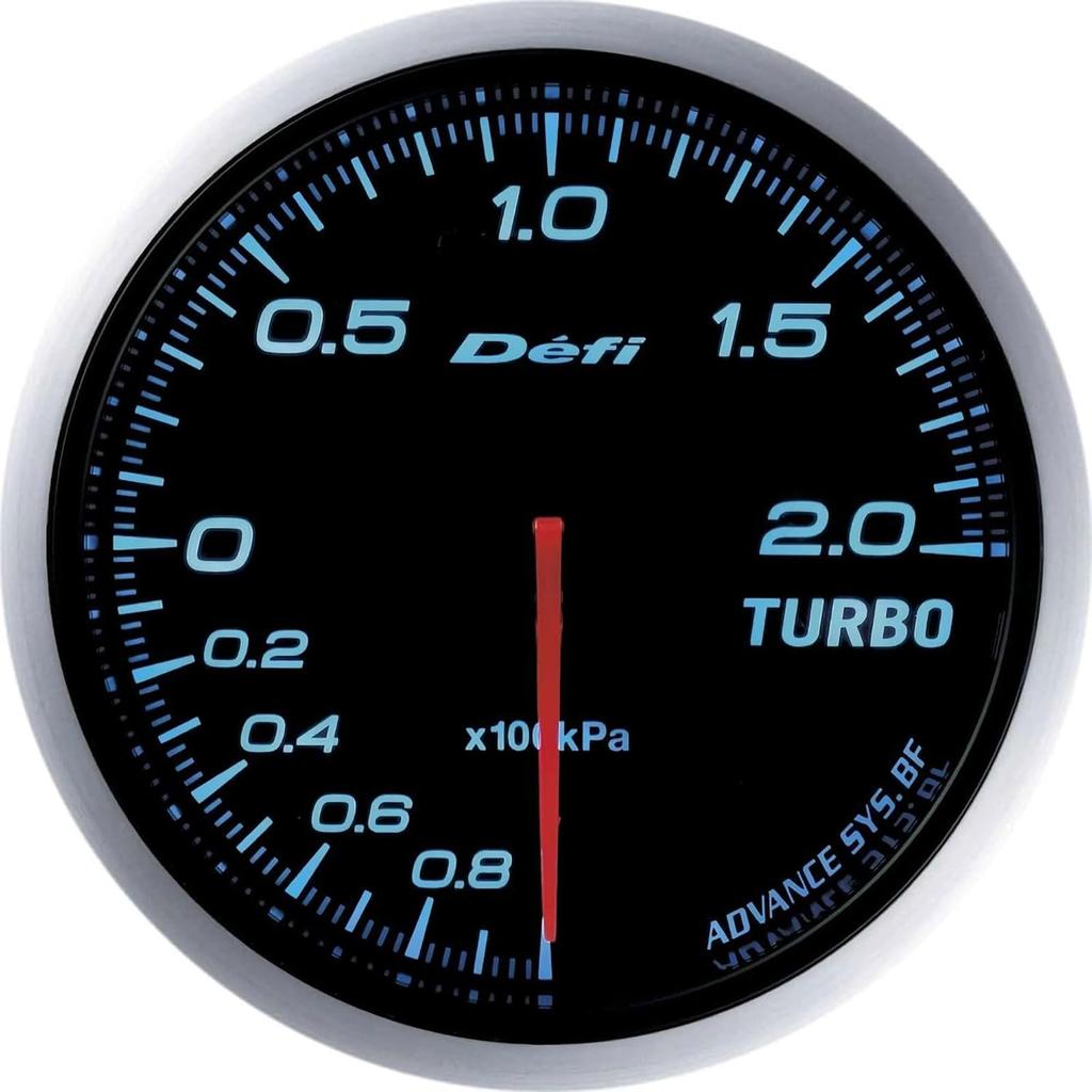 Nippon Seiki Defi Meter ADVANCE Turbo Gauge 200kPa DF09903 (Defi) [Defi-Link BF] (Blue)