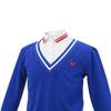 Anime Cosplay Costume WONDER EGG PRIORITY Sawaki Momoe Uniform Suit Campus Style Blue Knitted Top