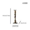 Retro Creative Candle Holders Living Room Desktop Candlestick Luxury Bedroom Decoration Ornament Home Decoration Accessories