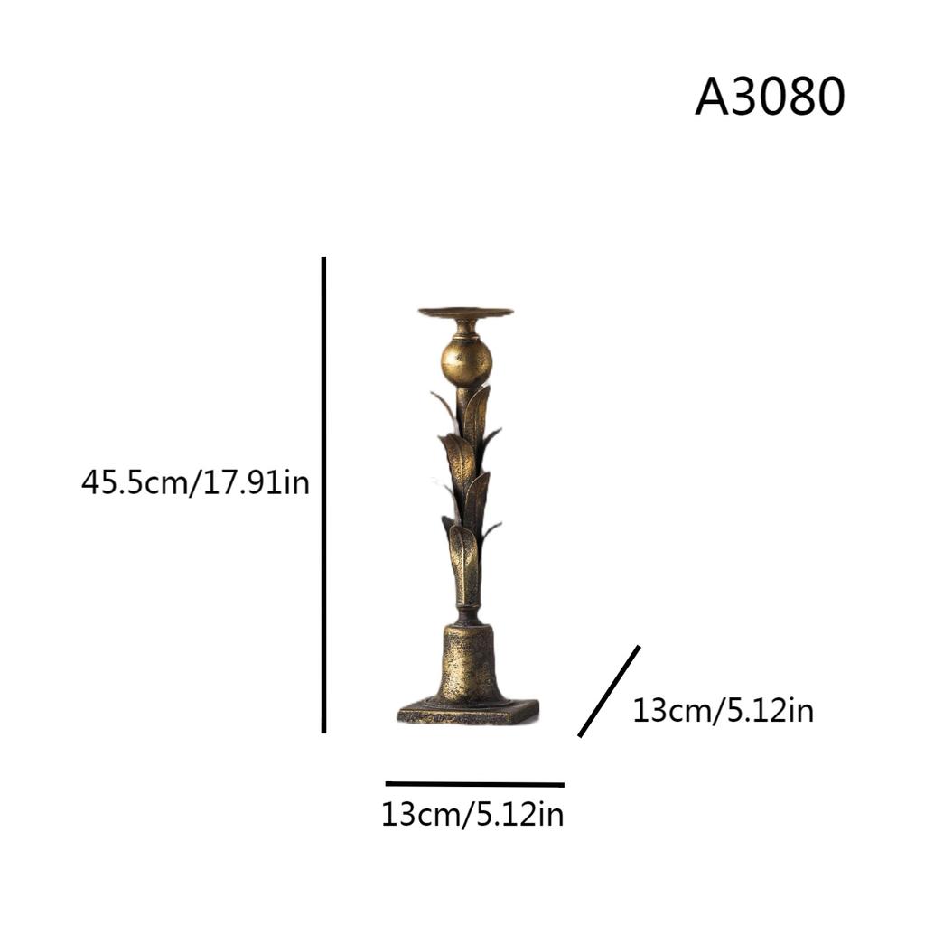 Retro Creative Candle Holders Living Room Desktop Candlestick Luxury Bedroom Decoration Ornament Home Decoration Accessories