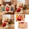 Plush Bunny Stuffed Animal With Soft Fabric For Kids Gift And Play