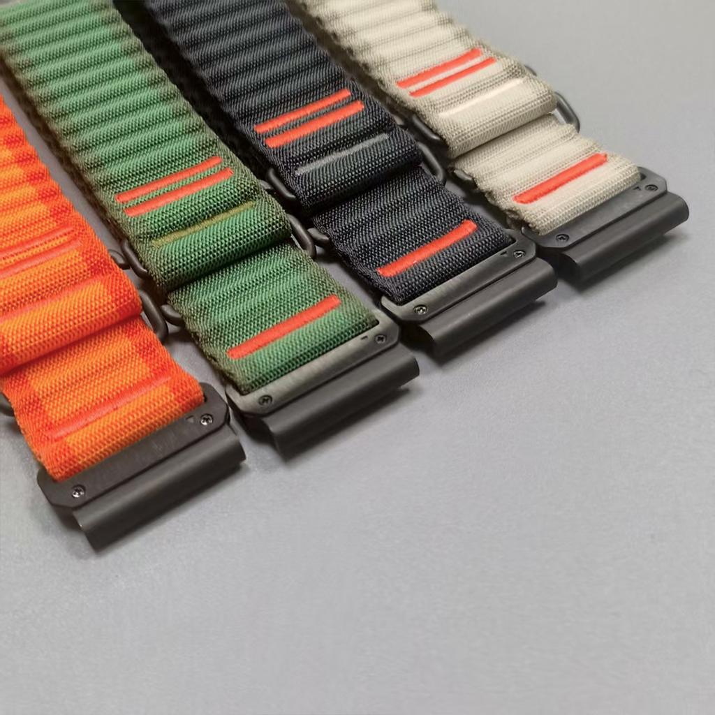 Cinturino in Nylon Quick Fit Per Garmin Quatix 8 51/47mm Cinturino a Ciclo Per Fenix 8 7X 7 6X/Forerunner 970/Instinct 3 2X 26mm 22mm Braccialetto