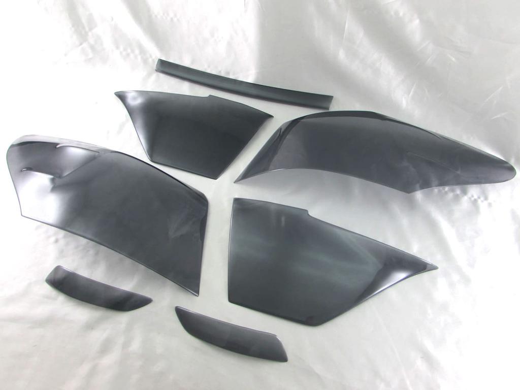 BRIGHTZ Smoked Taillight Cover Set for and USF45 USF and LS 460 LS460, USF40, (Late Model) [SMO-REA-180] F41, F46, 41, 46,