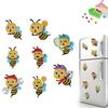 8pcs 2D/flat DIY Refrigerator Diamond Art Magnets Magnetic Diamond Art Decor Crystal Art Craft for Adults Beginners Home Decors