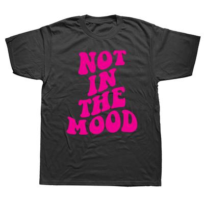Lustiges Keine Lust Grafik 100% Baumwoll-T-Shirts Herren Damenmode Lässiges T-Shirt Locker Übergroß Streetwear T-Shirt