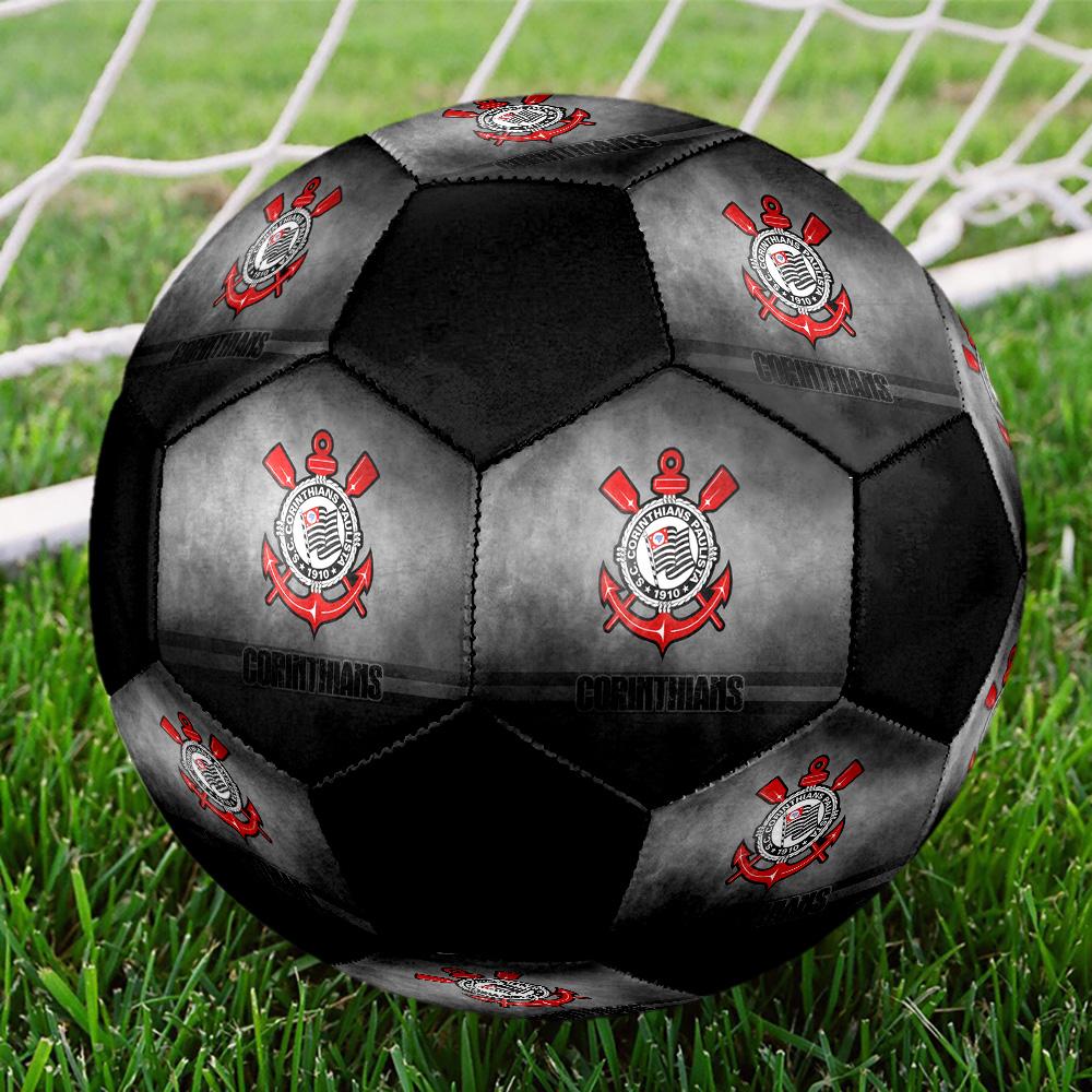 Corinthians Soccer Ball Colorful All Ages Machine Stitched PVC Competition Ready Durable High-Bounce.SIZE5